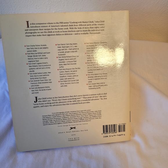 Cooking With Master Chefs, Julia Child Cookbook, 1993 - Picture 7 of 8